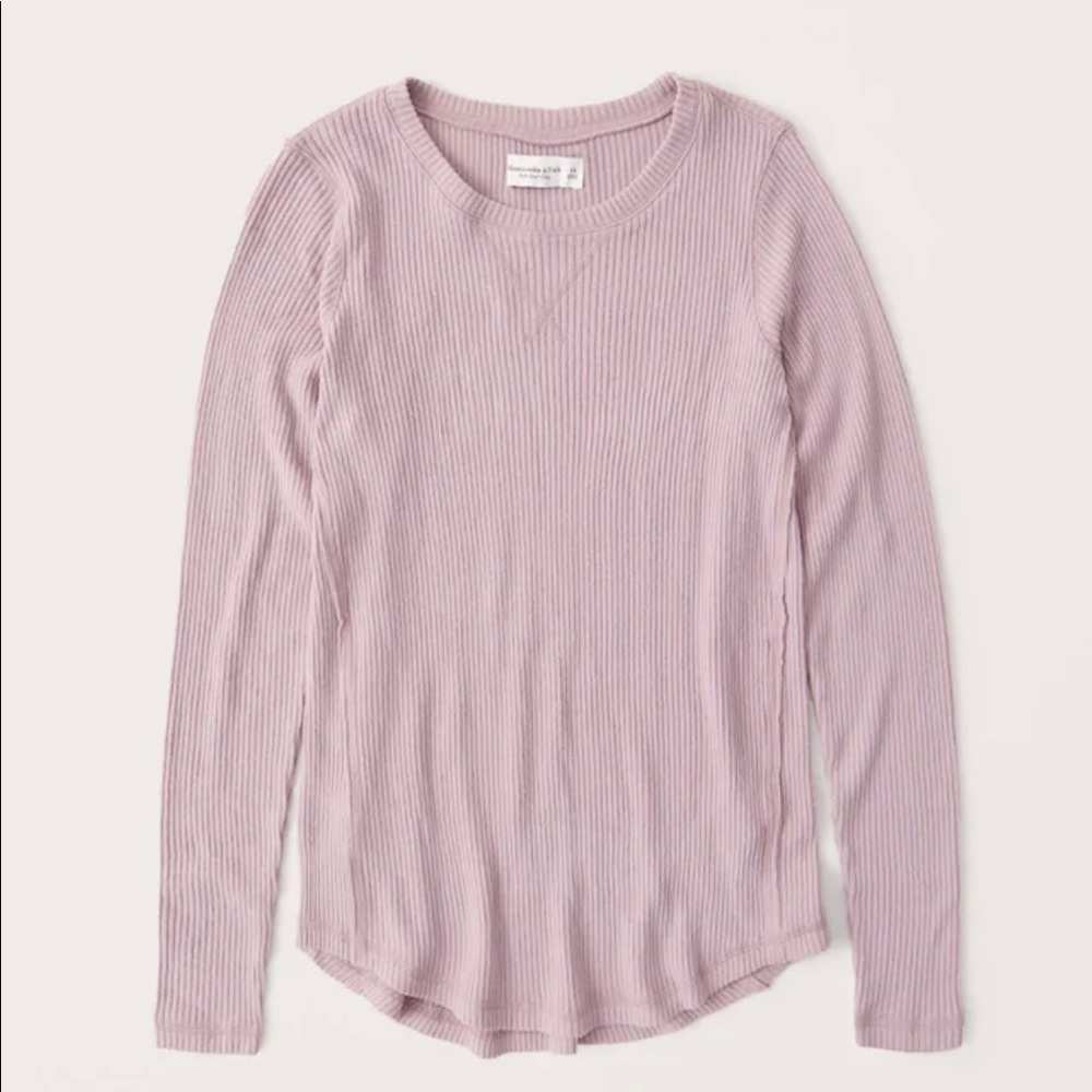 Abercrombie SoftAF Cozy Ribbed Long Sleeve